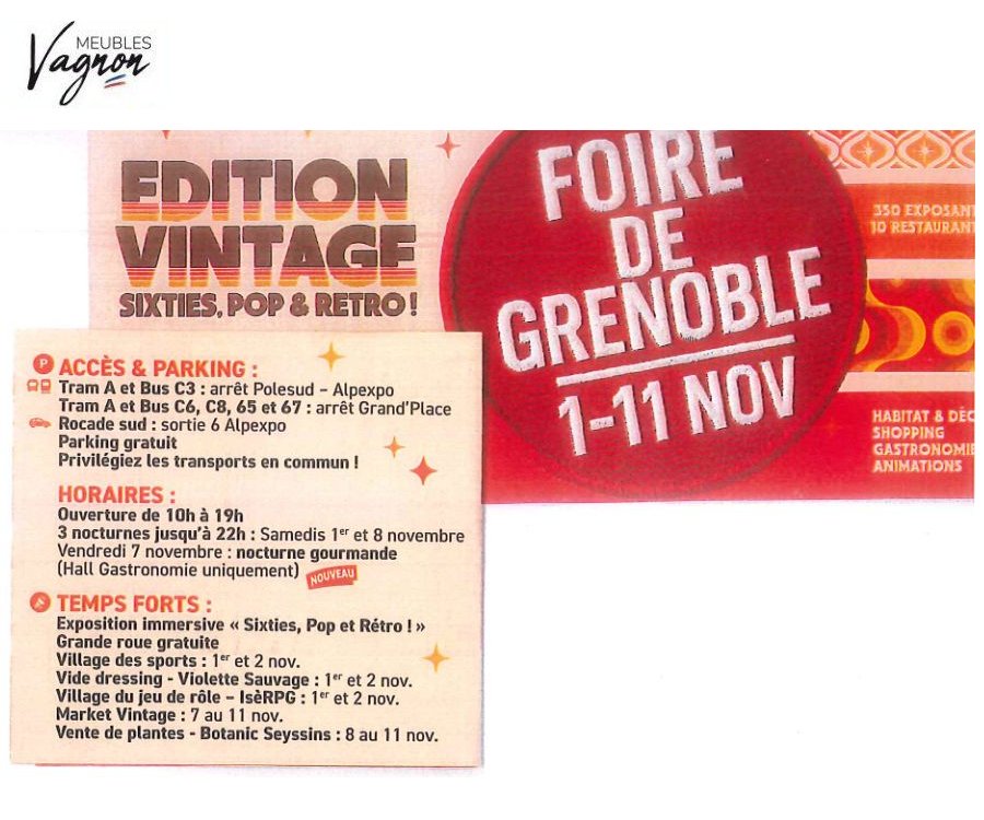 meubles Vagnon à la Foire de Grenoble 2025