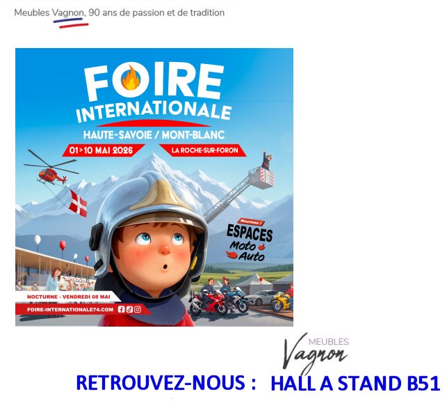 Meubles Vagnon Foire La Roche sur Foron 2026